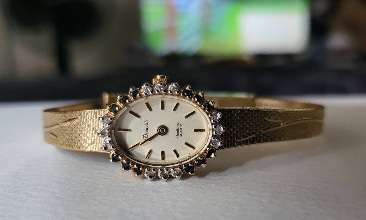 Vintage Deauville Diamond watch.